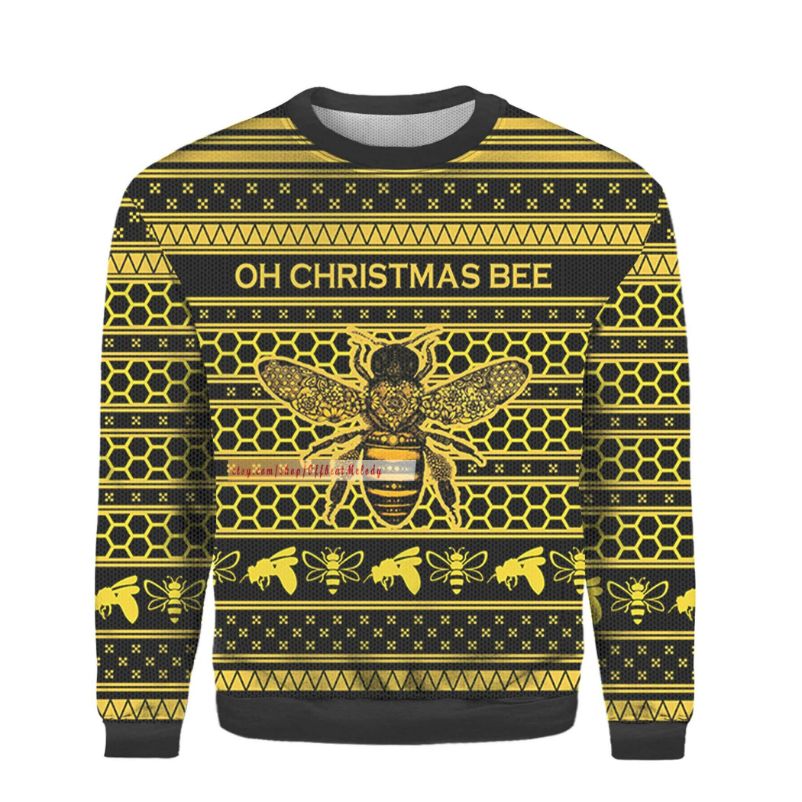 Oh Christmas Bee Ugly Sweater Oh Christmas Bee Ugly Sweater