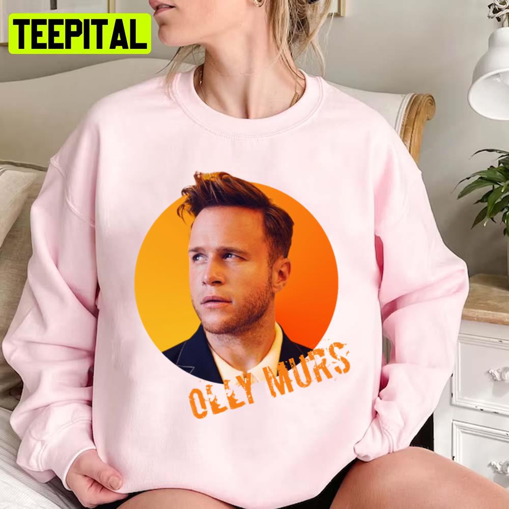 Olly Murs Original Orange Portrait Unisex Sweatshirt Olly Murs Original Orange Portrait Unisex Sweatshirt