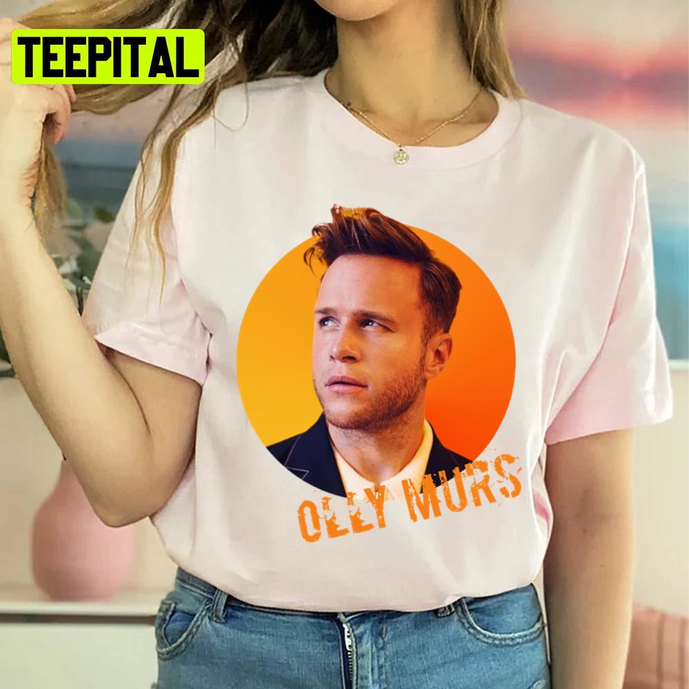 Olly Murs Original Orange Portrait Unisex Sweatshirt Olly Murs Original Orange Portrait Unisex Sweatshirt