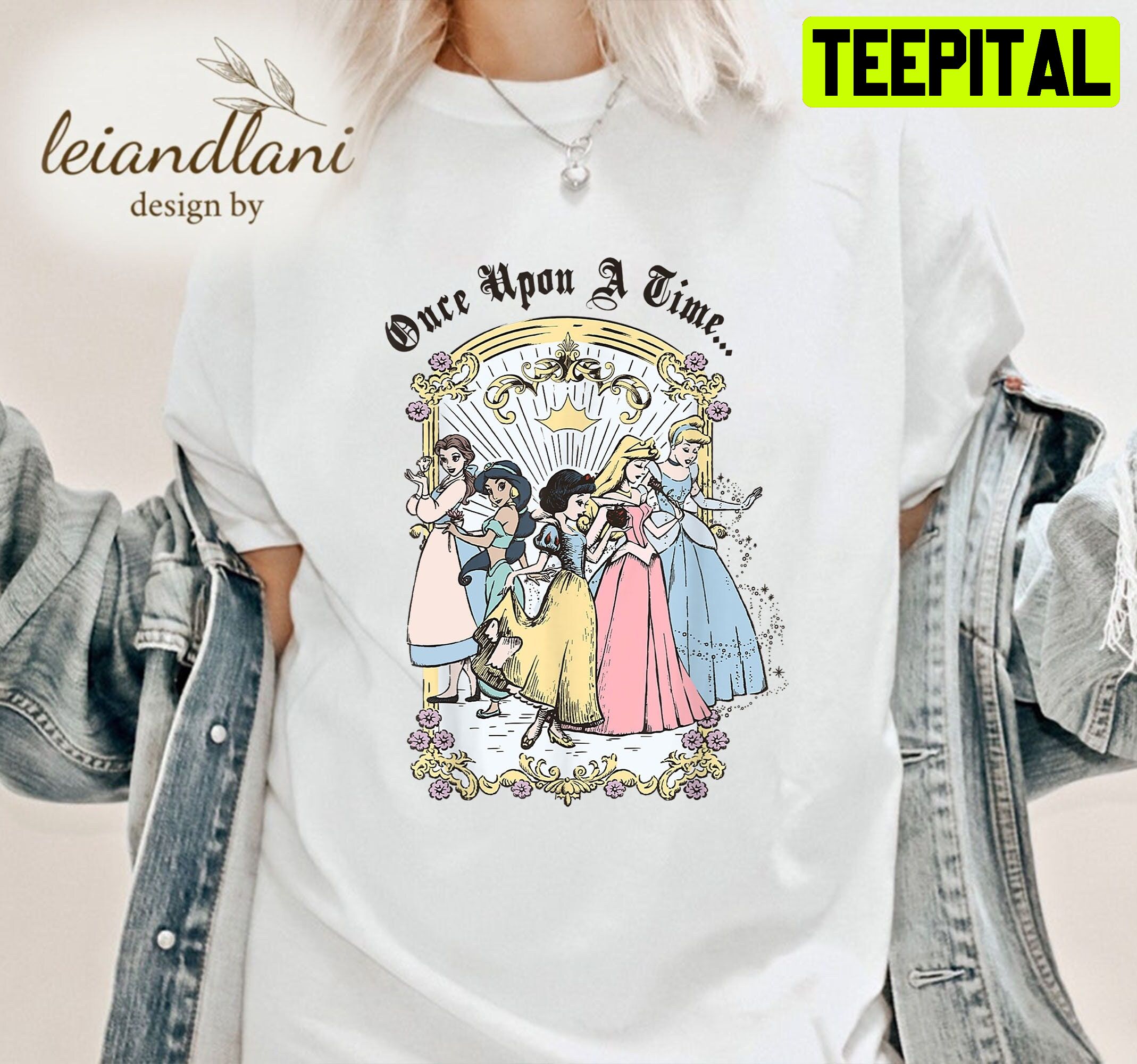 Once Upon A Time Princess Disney Unisesx T-Shirt Once Upon A Time Princess Disney Unisesx T-Shirt