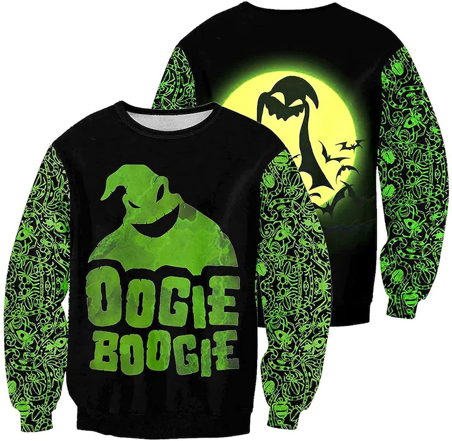 Oogie Boogie The Nightmare Christmas 3D Sweater Oogie Boogie The Nightmare Christmas 3D Sweater
