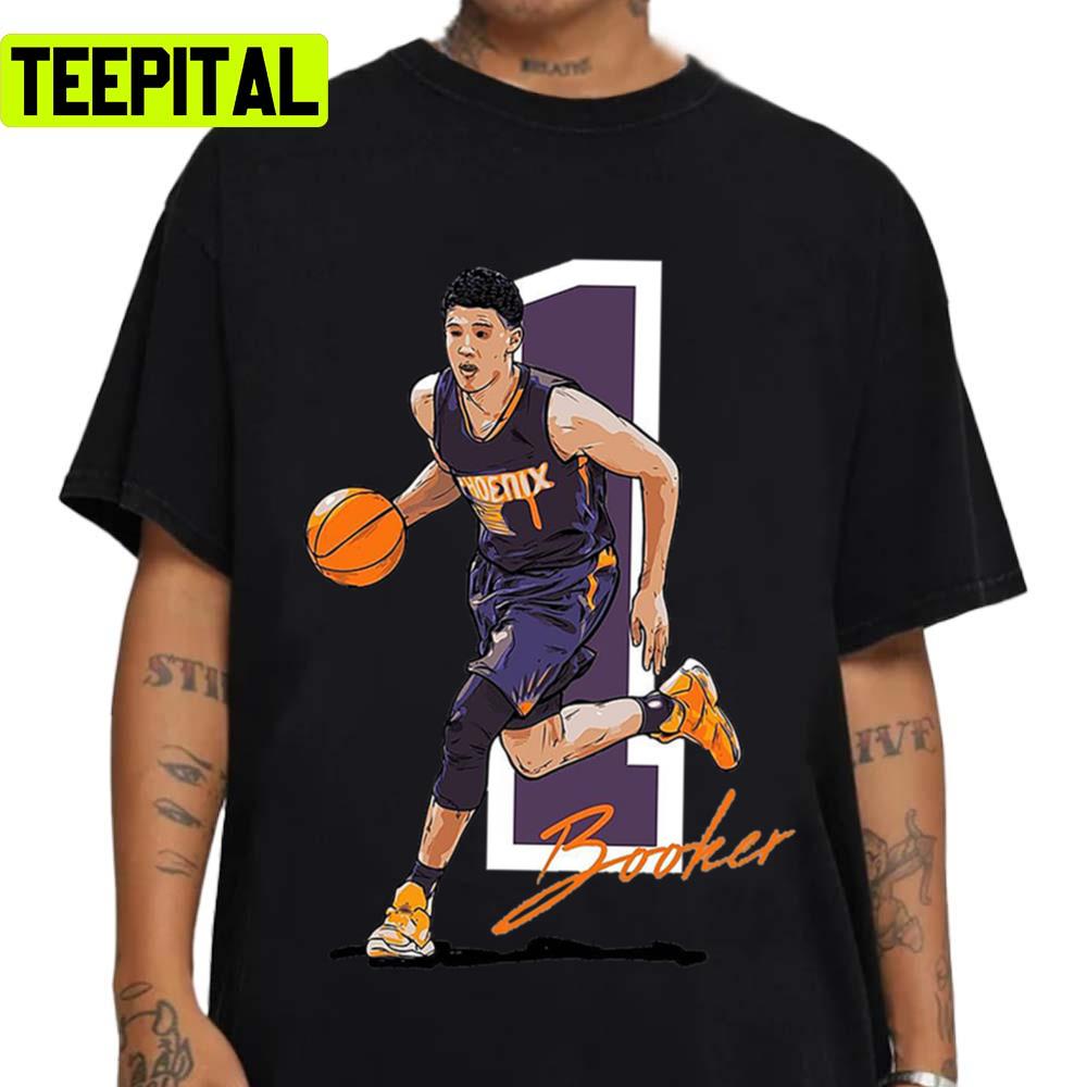 Orange Signature Devin Booker Basketball Unisex T-Shirt Orange Signature Devin Booker Basketball Unisex T-Shirt