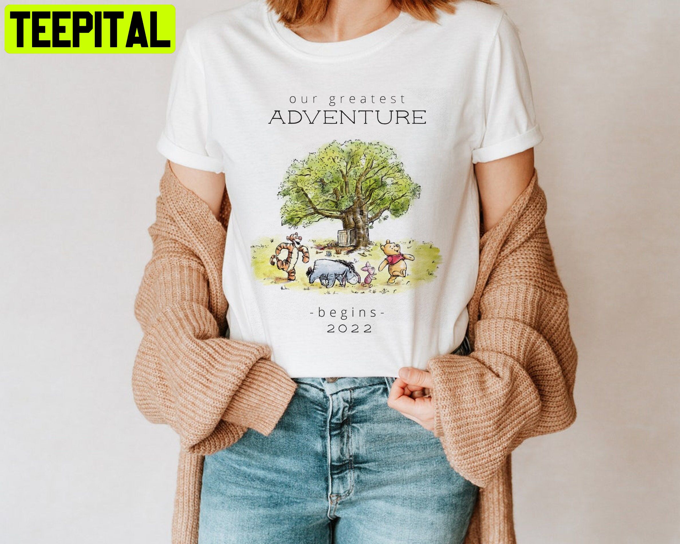 Our Greatest Adventure Begin Pooh Bear Pooh Trip Disney Unisesx T-Shirt Our Greatest Adventure Begin Pooh Bear Pooh Trip Disney Unisesx T-Shirt