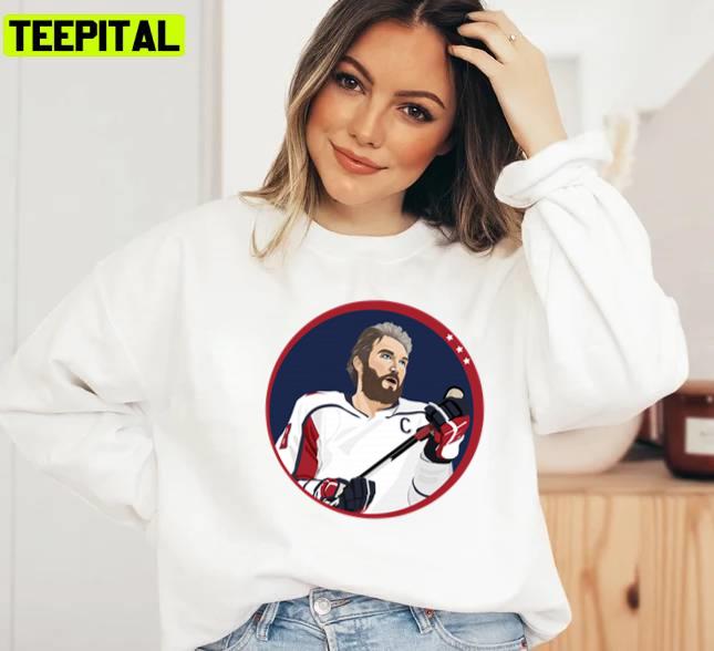 Ovi The Great Eight Ice Hockey Design Unisex T-Shirt Ovi The Great Eight Ice Hockey Design Unisex T-Shirt