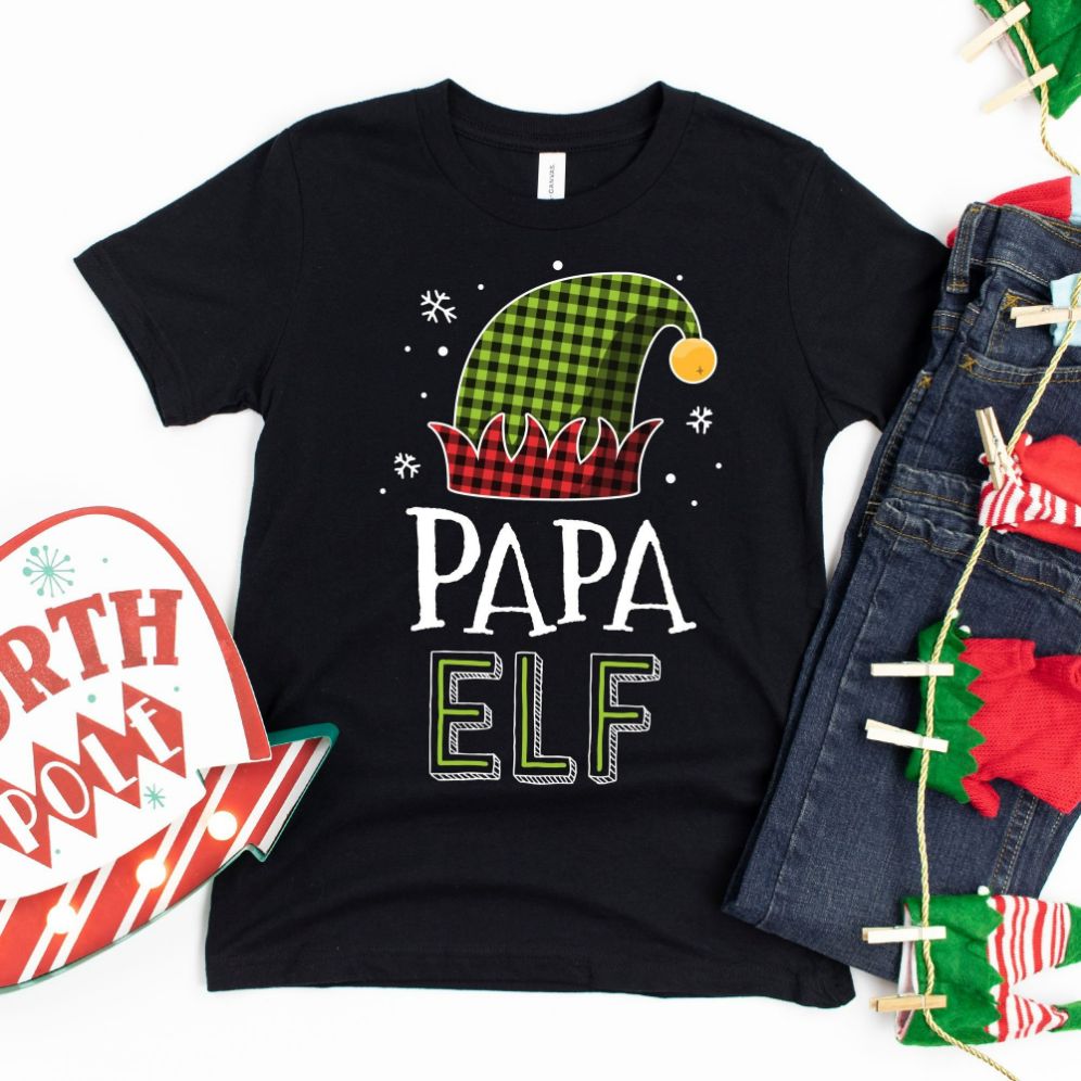 Papa Elf Christmas T-Shirt Papa Elf Christmas T-Shirt