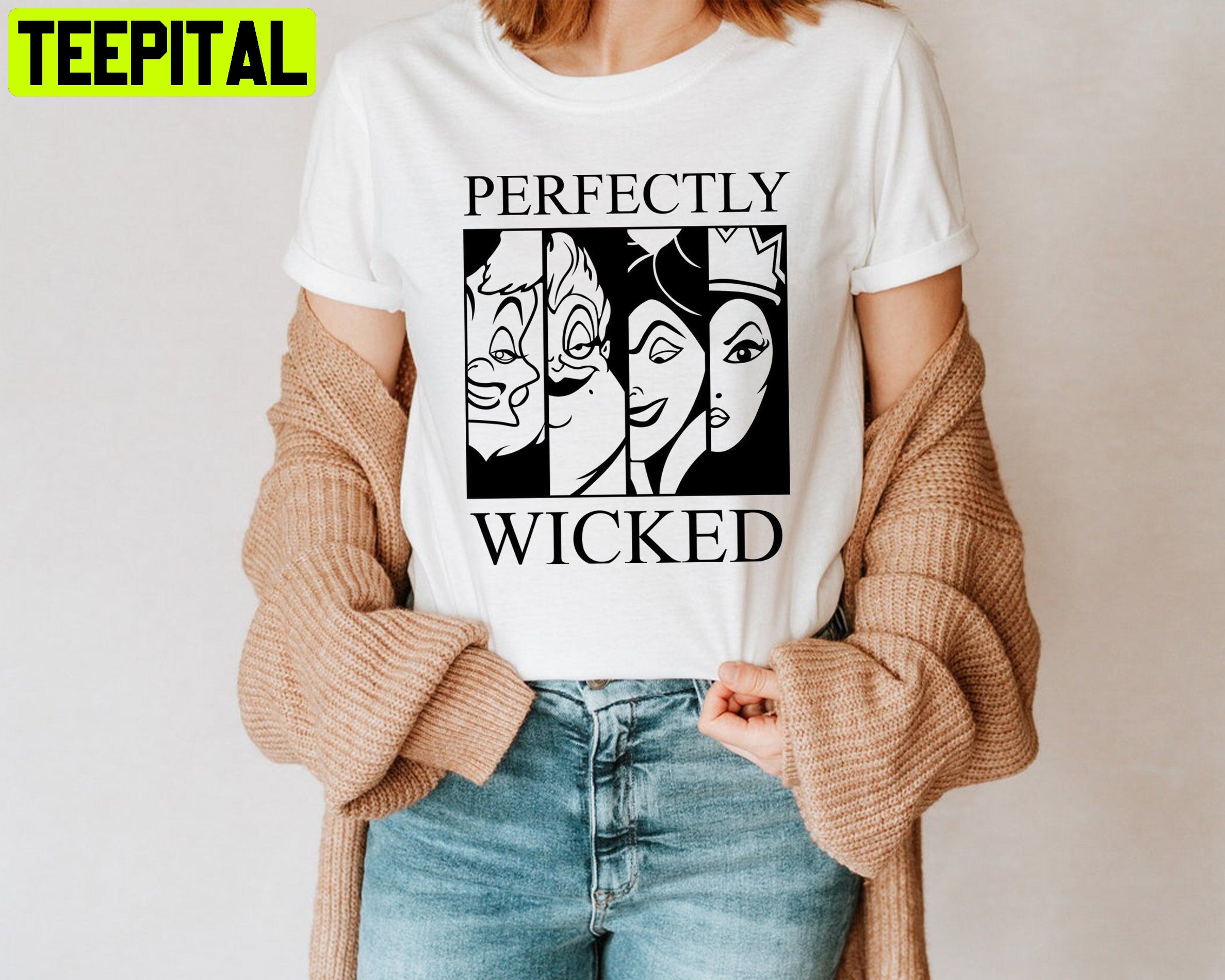 Perfectly Wicked Villain Villain Villain Wicked 1 Disney Unisesx T-Shirt Perfectly Wicked Villain Villain Villain Wicked 1 Disney Unisesx T-Shirt