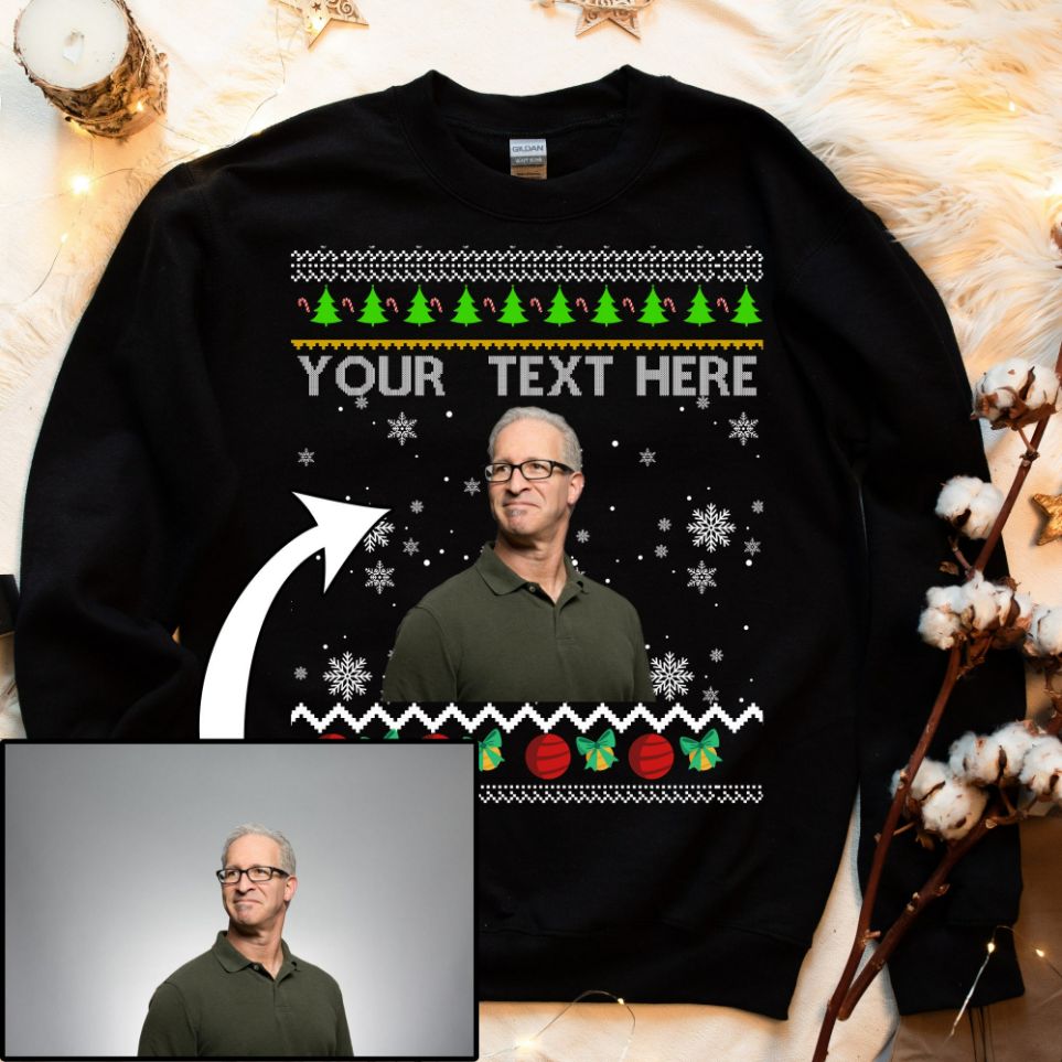 Personalized Ugly Christmas Sweatshirt Personalized Ugly Christmas Sweatshirt