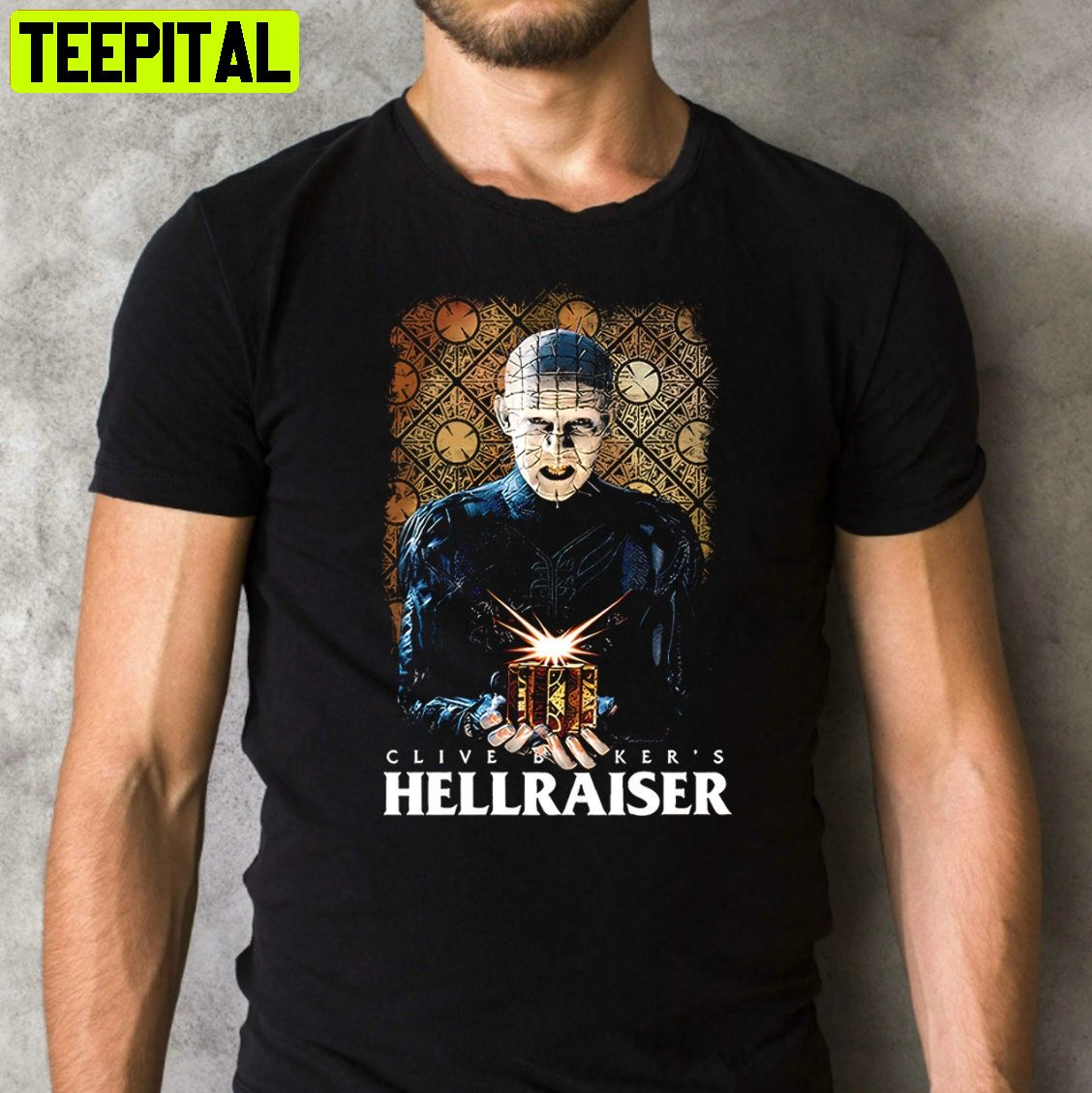 Pinhead Hellraiser Horror Scary Movie Retro Design T-Shirt Pinhead Hellraiser Horror Scary Movie Retro Design T-Shirt