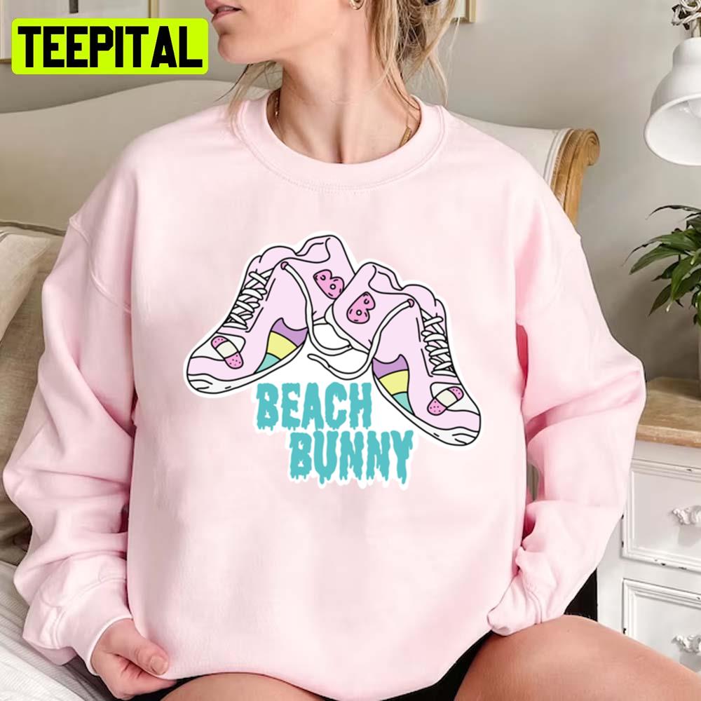 Pink Shoes Illustration Beach Bunny Unisex Sweatshirt Pink Shoes Illustration Beach Bunny Unisex Sweatshirt