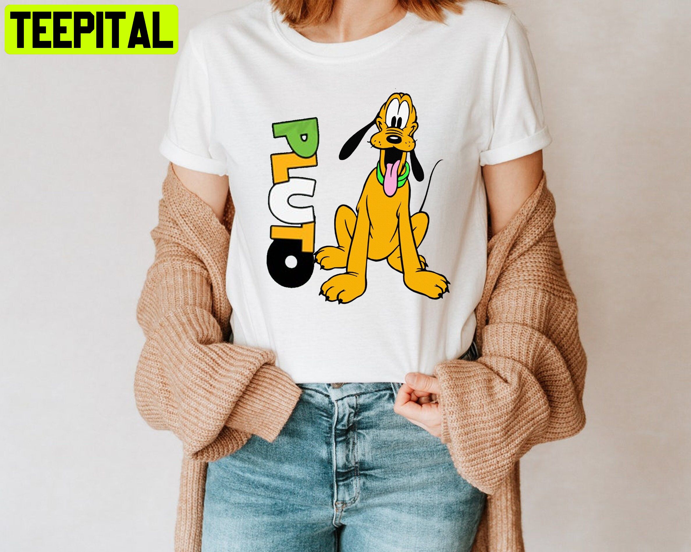 Pluto Pluto Pluto Holiday Disney Unisesx T-Shirt Pluto Pluto Pluto Holiday Disney Unisesx T-Shirt