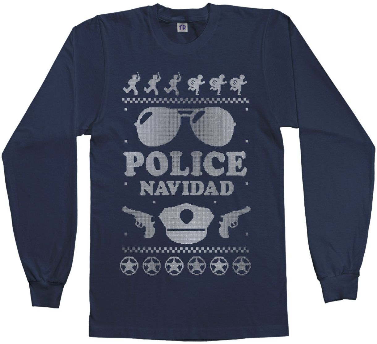 Police Navidad Ugly Christmas Sweater Police Navidad Ugly Christmas Sweater