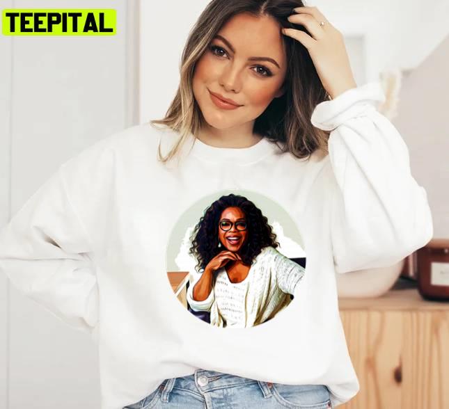 Portrait Oprah Winfrey Host Designs Unisex T-Shirt Portrait Oprah Winfrey Host Designs Unisex T-Shirt
