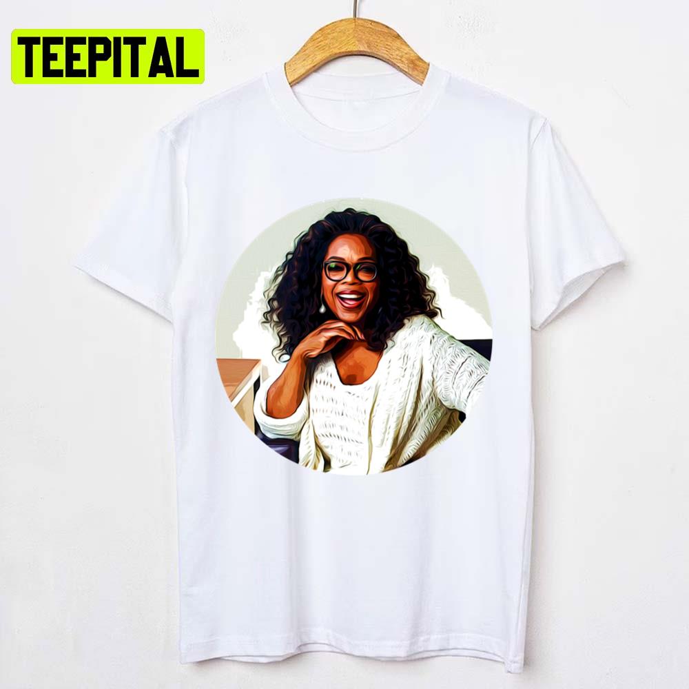 Portrait Oprah Winfrey Host Designs Unisex T-Shirt Portrait Oprah Winfrey Host Designs Unisex T-Shirt