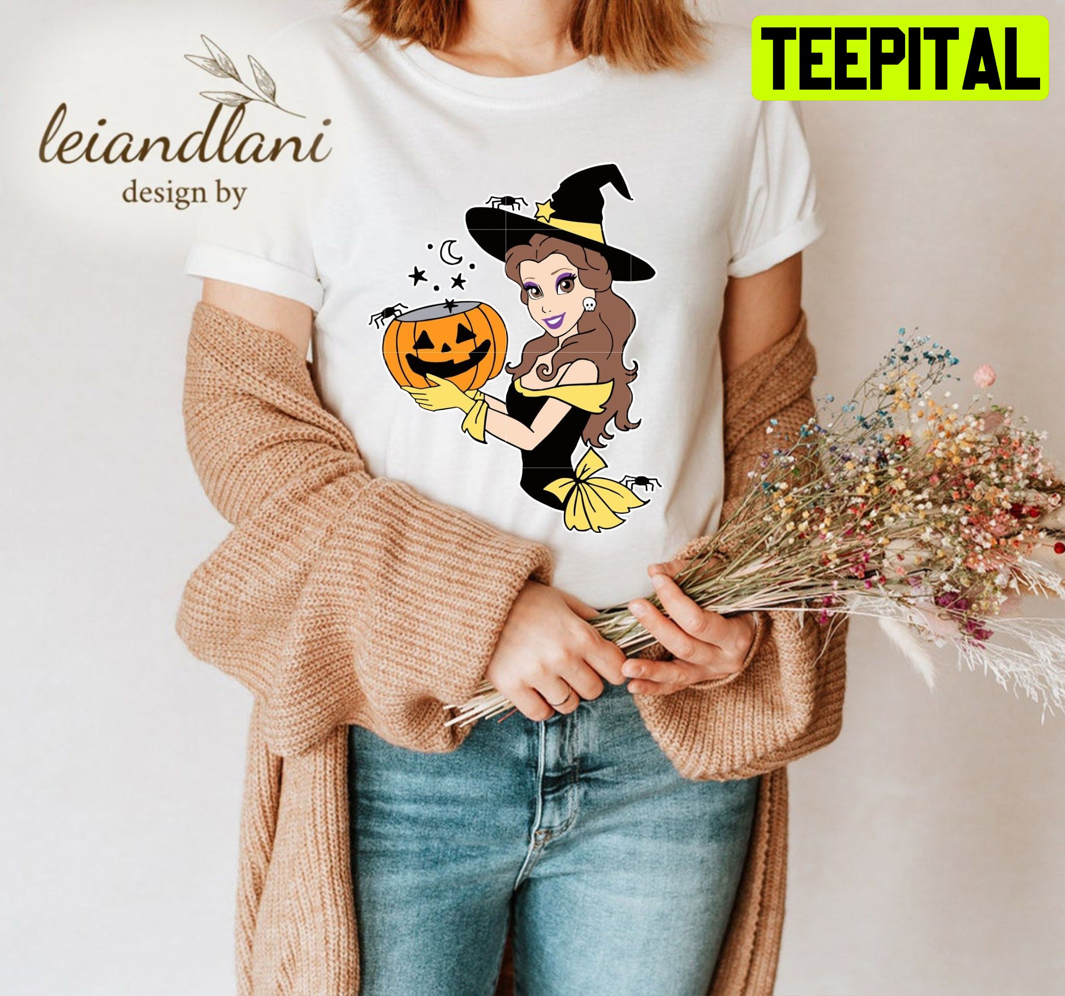 Princess Belle Witches Princess Trip For Girls Halloween Unisesx T-Shirt Princess Belle Witches Princess Trip For Girls Halloween Unisesx T-Shirt