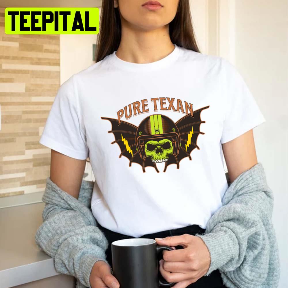 Pure Texan Skull Logo Art Unisex T-Shirt Pure Texan Skull Logo Art Unisex T-Shirt