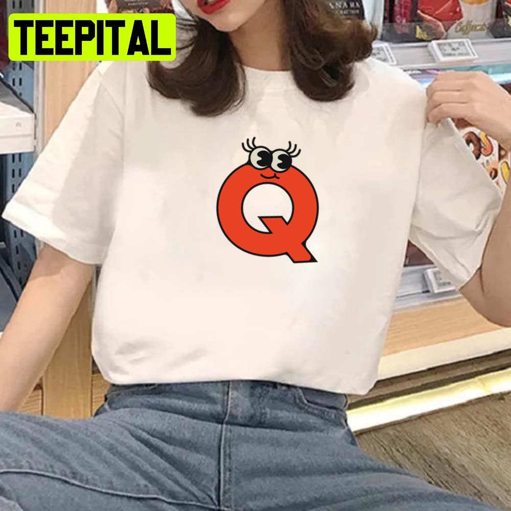 Quantitude Funny Q Text Logo Unisex T-Shirt Quantitude Funny Q Text Logo Unisex T-Shirt