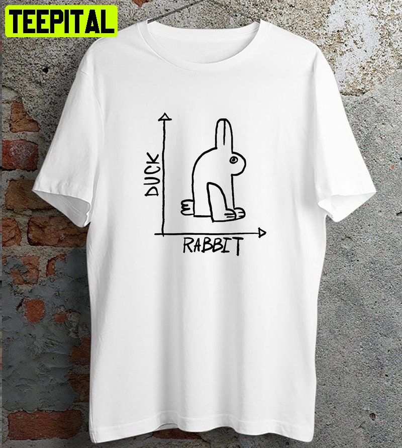 Rabbit Duck Famous Ambiguous Image Retro Design T-Shirt Rabbit Duck Famous Ambiguous Image Retro Design T-Shirt