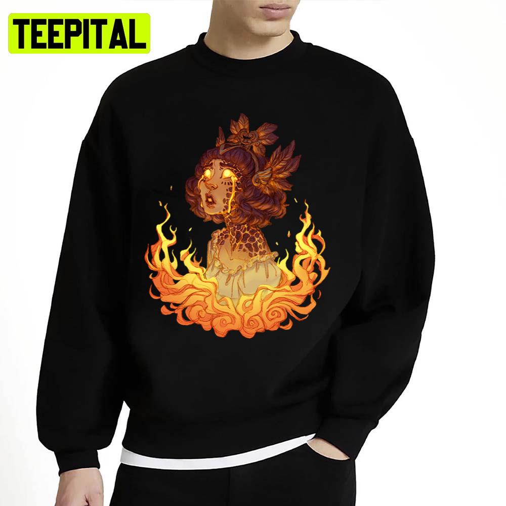 Rachel Maksy The Girl On Fire Unisex Sweatshirt Rachel Maksy The Girl On Fire Unisex Sweatshirt
