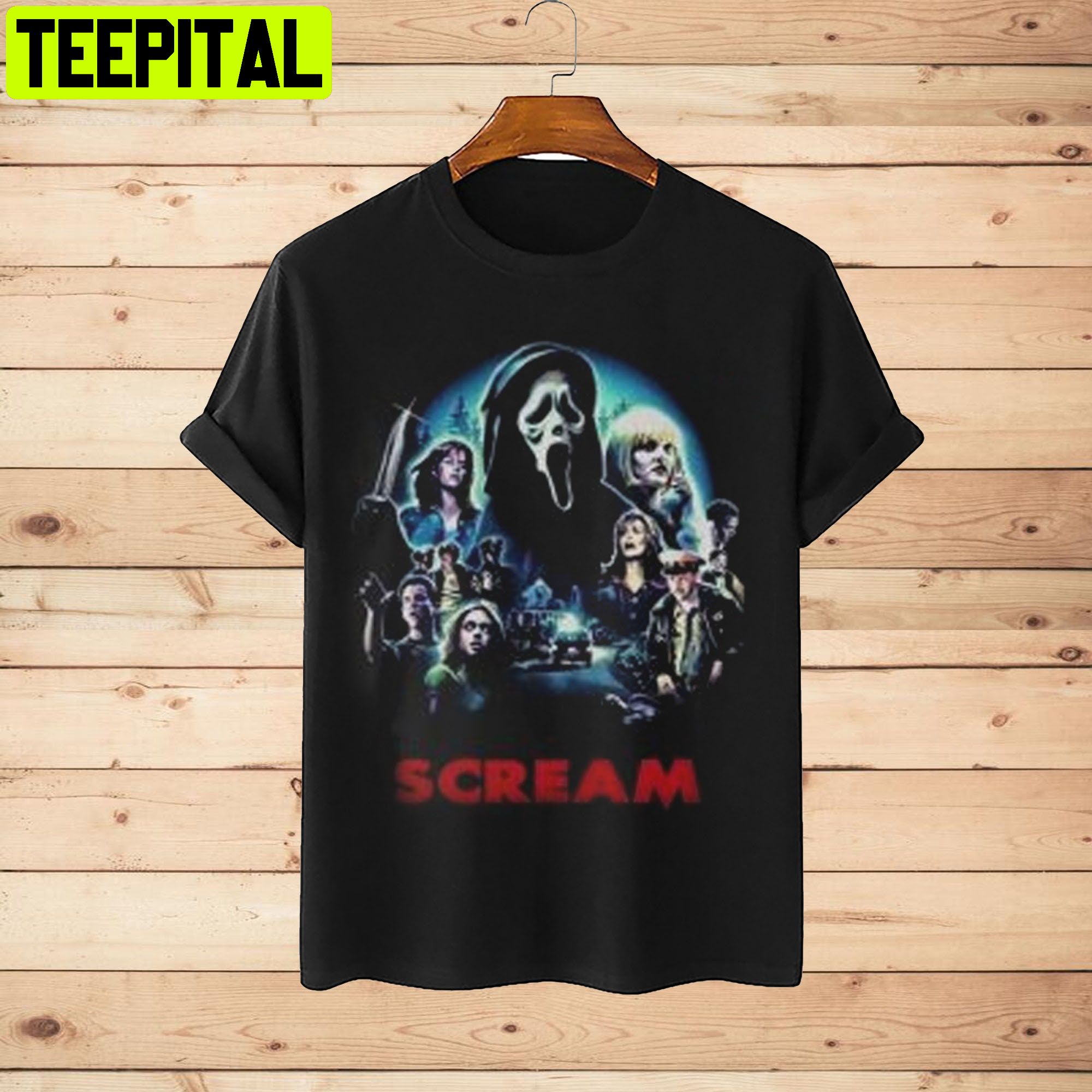 Retro 90s S C R E A M Movie Mineral Wash Horror Movie Fan Horror Unisex T-Shirt Retro 90s S C R E A M Movie Mineral Wash Horror Movie Fan Horror Unisex T-Shirt