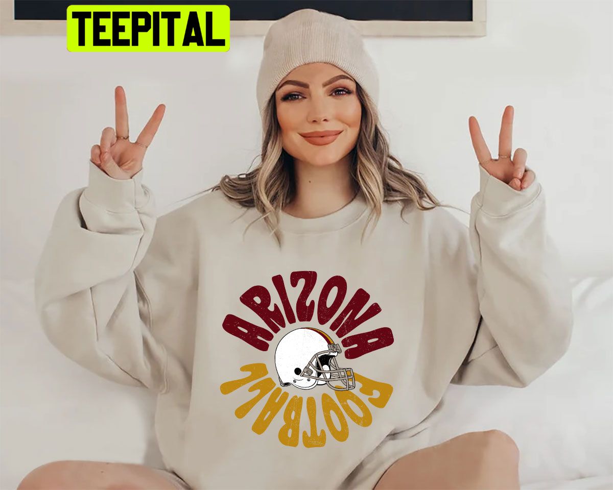 Retro Arizona Football Hippy Style Unisex Sweatshirt Retro Arizona Football Hippy Style Unisex Sweatshirt