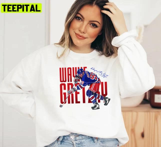 Retro Art Of Wayne Gretzky The Ice Hockey Legend Unisex T-Shirt Retro Art Of Wayne Gretzky The Ice Hockey Legend Unisex T-Shirt