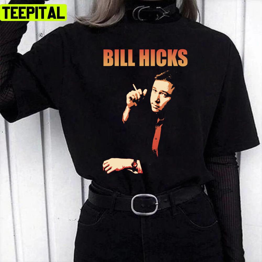 Retro Black Portrait Bill Hicks Unisex T-Shirt Retro Black Portrait Bill Hicks Unisex T-Shirt