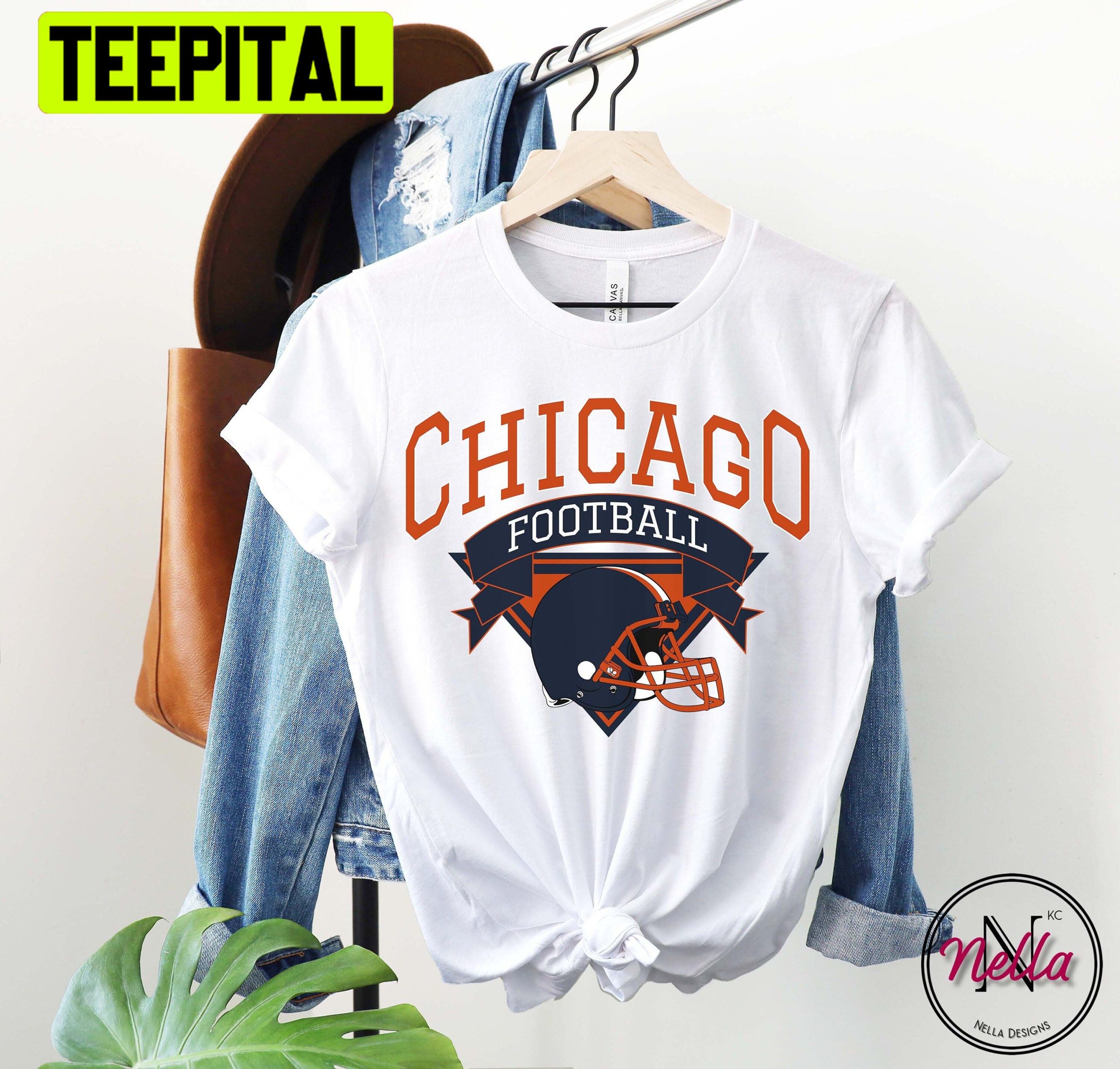 Retro Chicago Football Trending Unisex T-Shirt Retro Chicago Football Trending Unisex T-Shirt