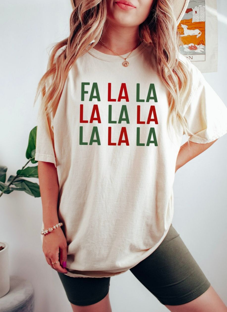 Retro Christmas Fa La La La Shirt Retro Christmas Fa La La La Shirt