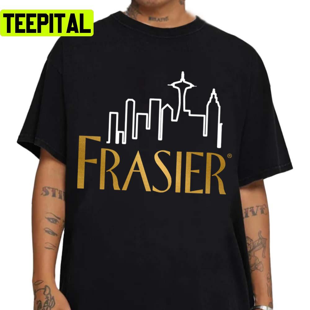 Retro Golden Logo Frasier Sitcom Unisex Sweatshirt Retro Golden Logo Frasier Sitcom Unisex Sweatshirt