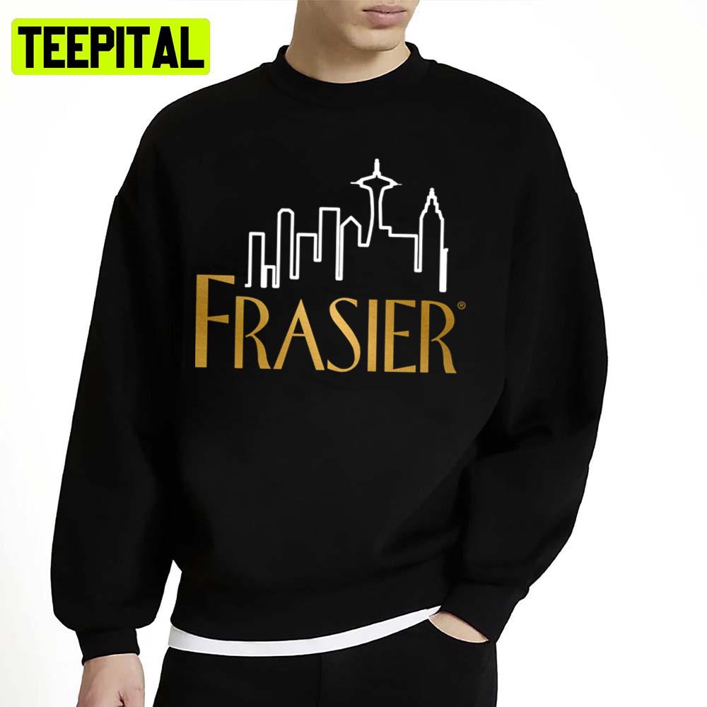 Retro Golden Logo Frasier Sitcom Unisex Sweatshirt Retro Golden Logo Frasier Sitcom Unisex Sweatshirt