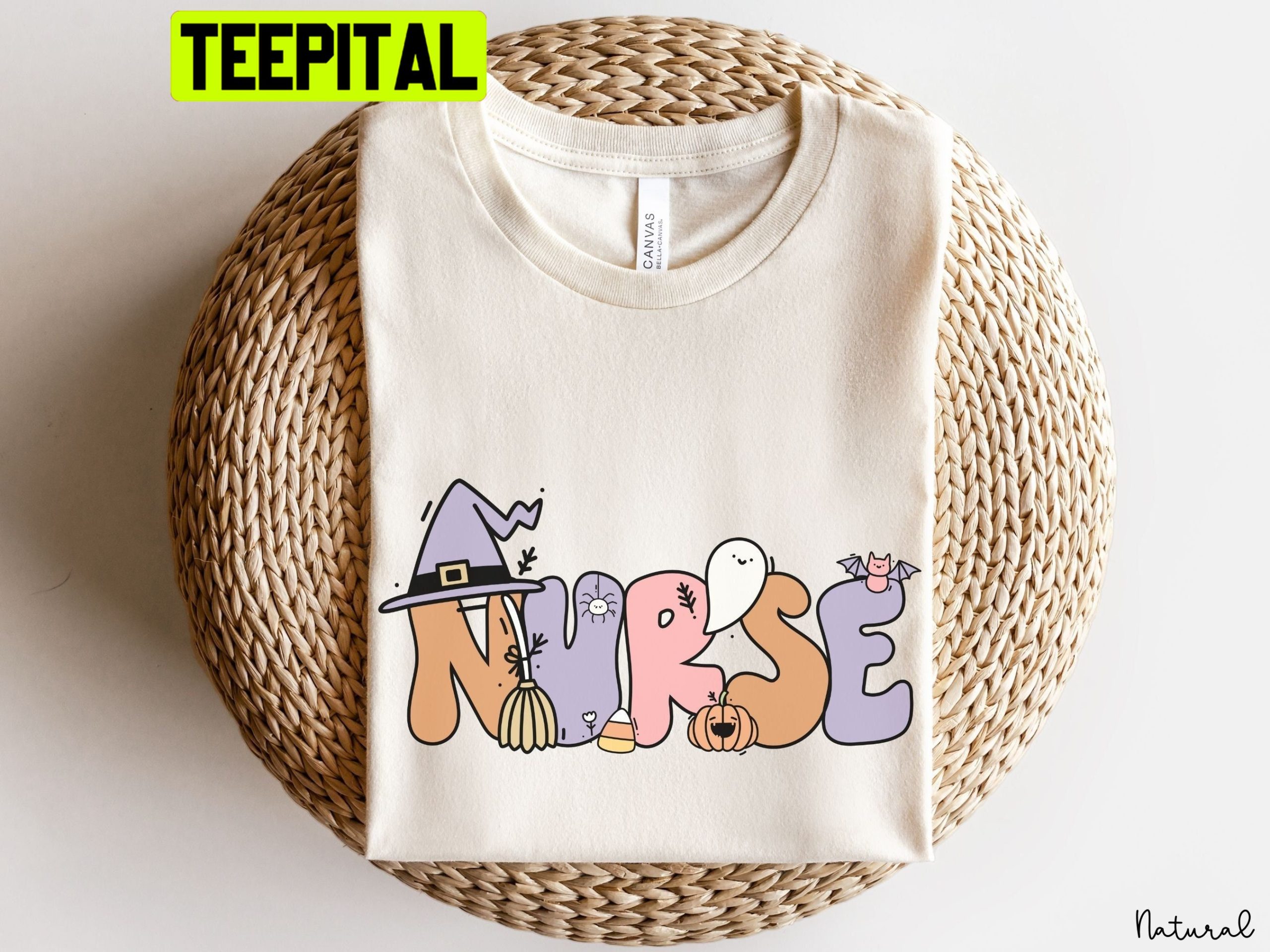 Retro Halloween Nurse Trending Unisex Shirt Retro Halloween Nurse Trending Unisex Shirt
