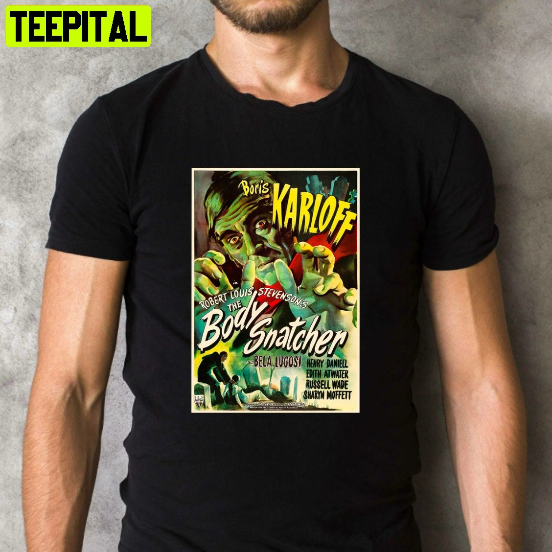 Retro Horror The Body Snatcher Scary Movie Retro Design T-Shirt Retro Horror The Body Snatcher Scary Movie Retro Design T-Shirt