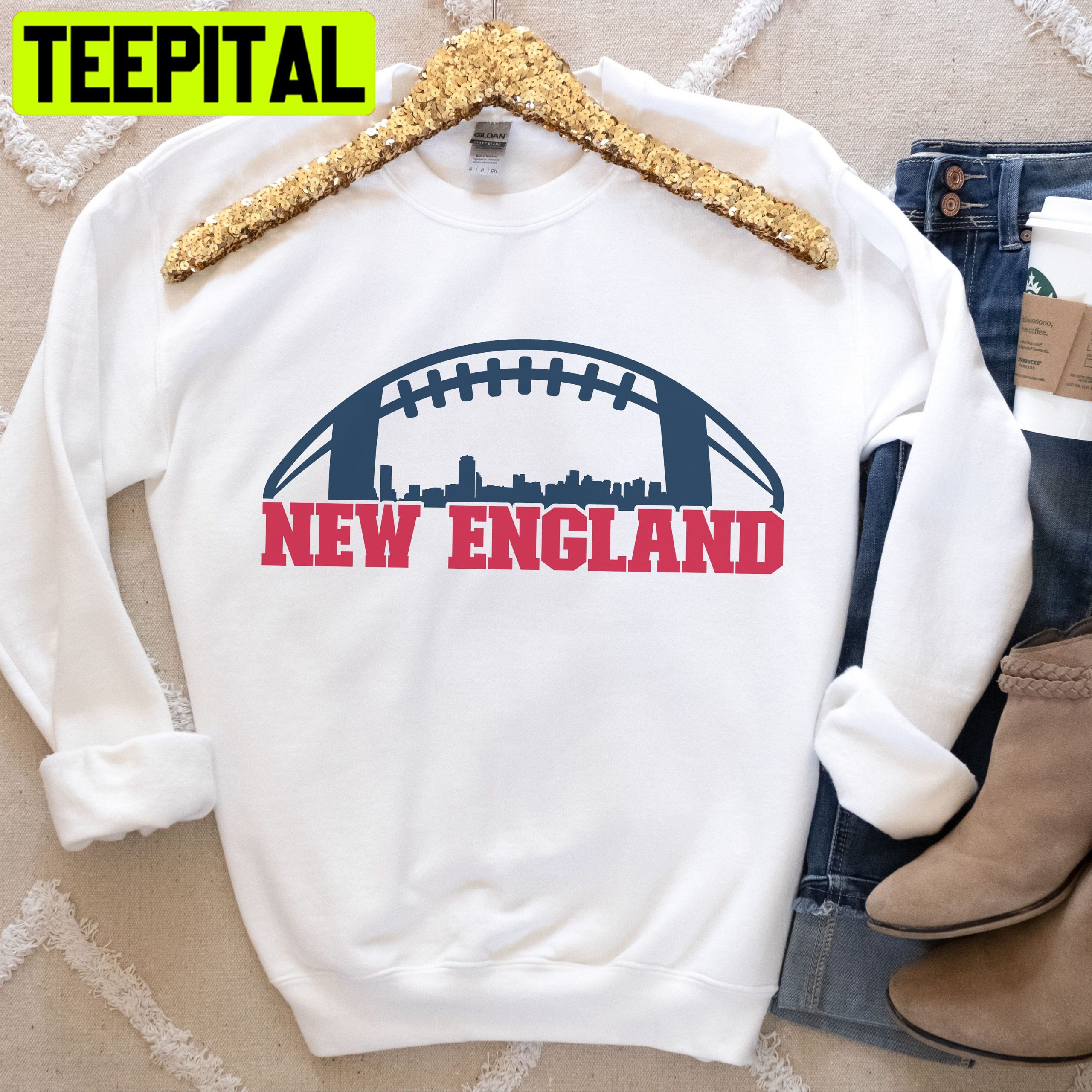 Retro New England Patriots Football Sunday Unisex Sweatshirt Retro New England Patriots Football Sunday Unisex Sweatshirt