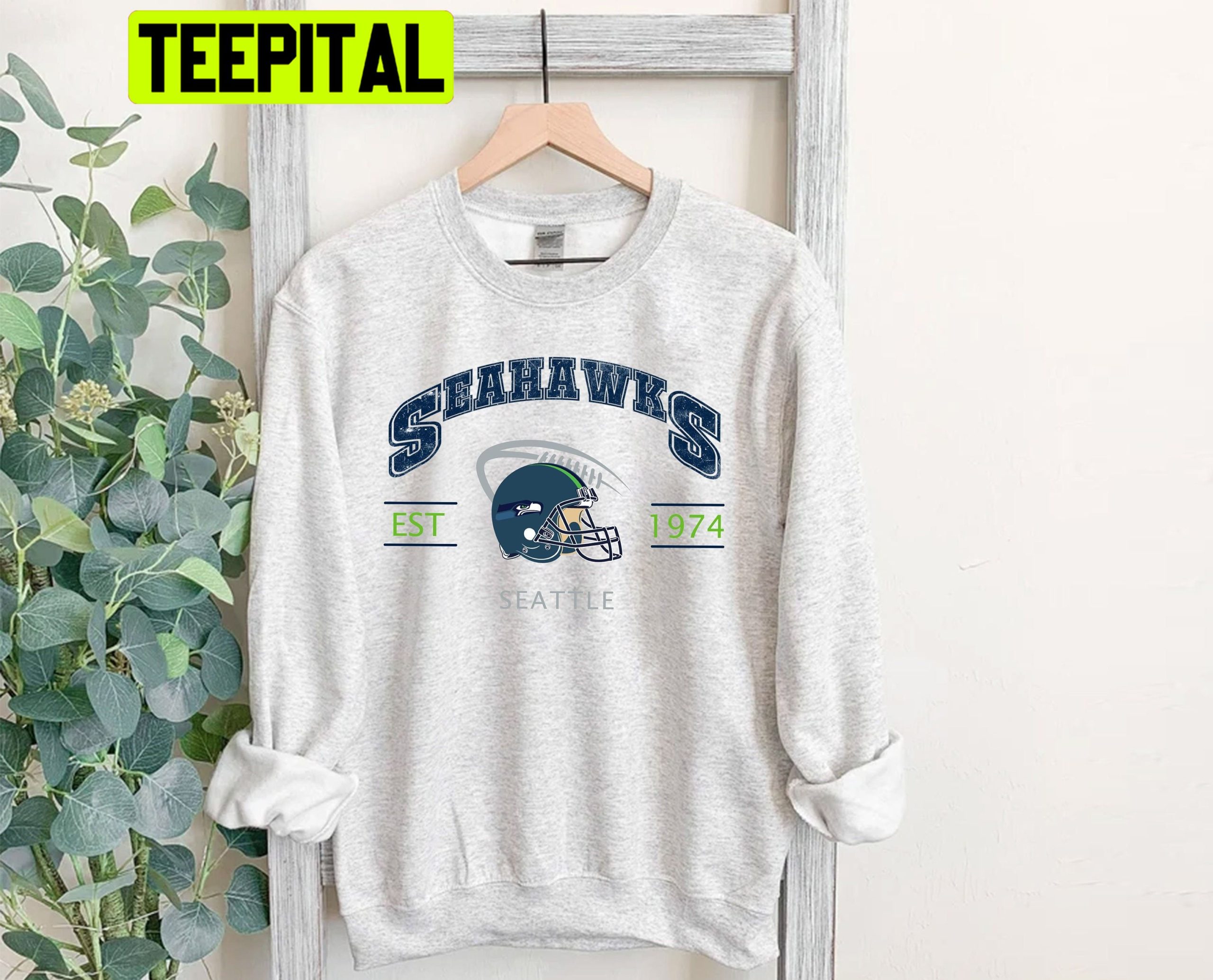 Retro Seattle Football Unisex Sweatshirt Retro Seattle Football Unisex Sweatshirt