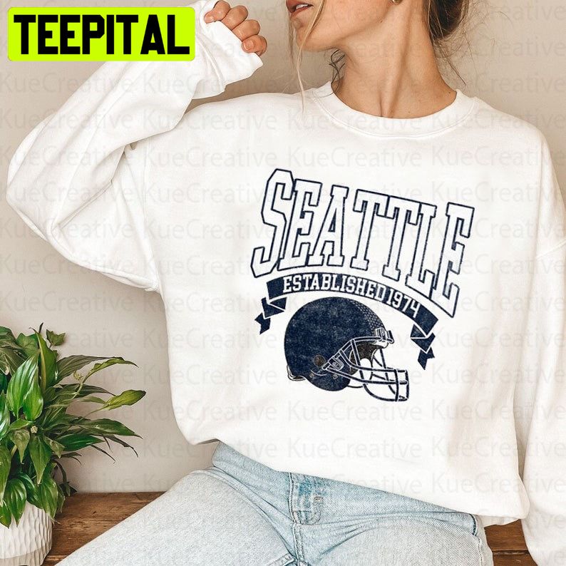Retro Style Seattle Football Hogsmeade Unisex Sweatshirt Retro Style Seattle Football Hogsmeade Unisex Sweatshirt