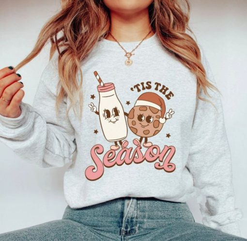 Retro Tis The Season Christmas Sweatshirt