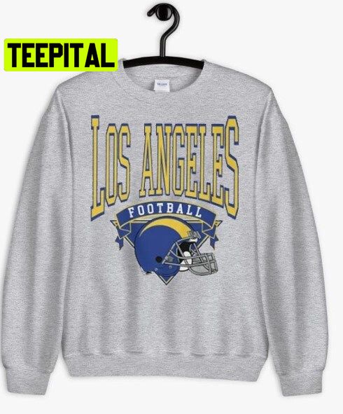 Retro Vintage Style Los Angeles Football Unisex Sweatshirt Retro Vintage Style Los Angeles Football Unisex Sweatshirt
