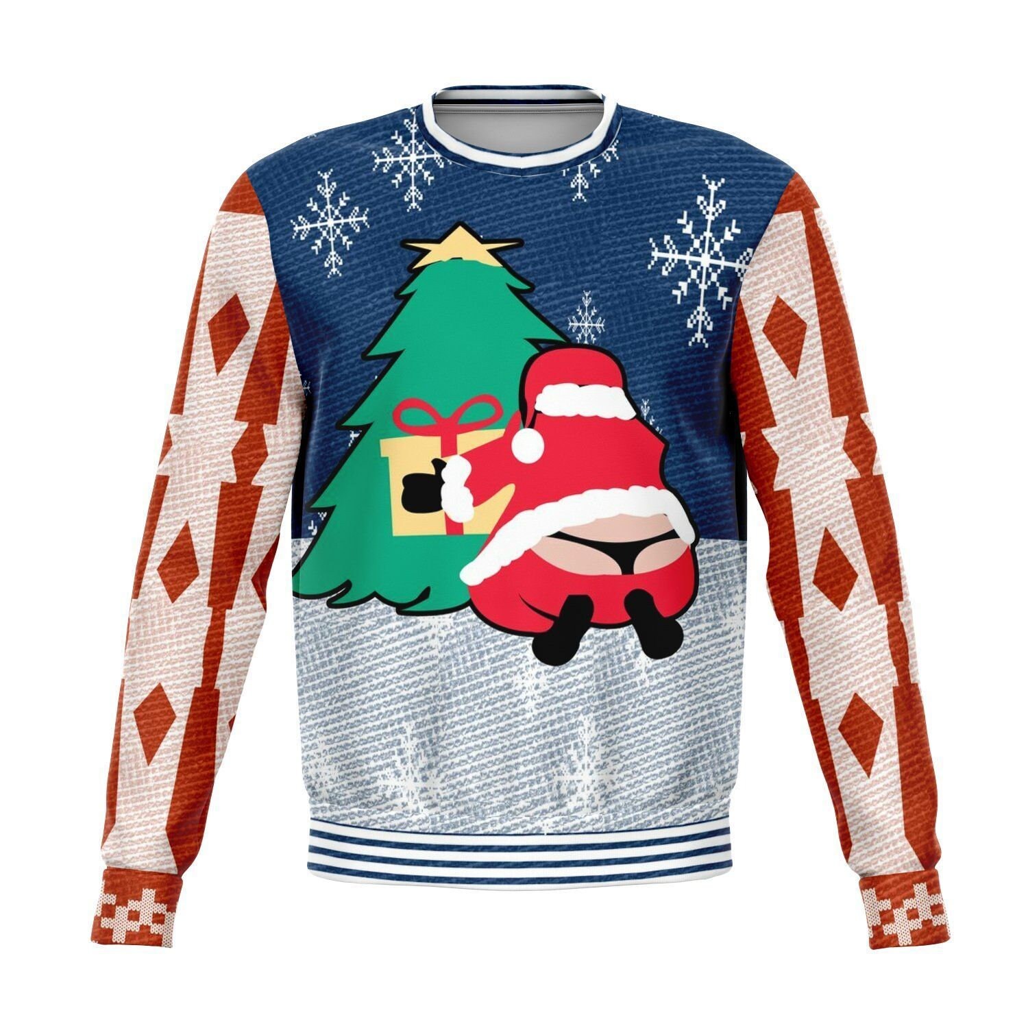 Santa Thong Unisex 3D Ugly Christmas Sweater Santa Thong Unisex 3D Ugly Christmas Sweater