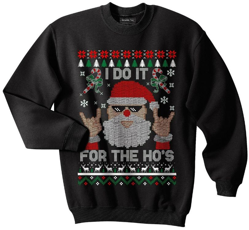 Santa Ugly Christmas Sweater Santa Ugly Christmas Sweater