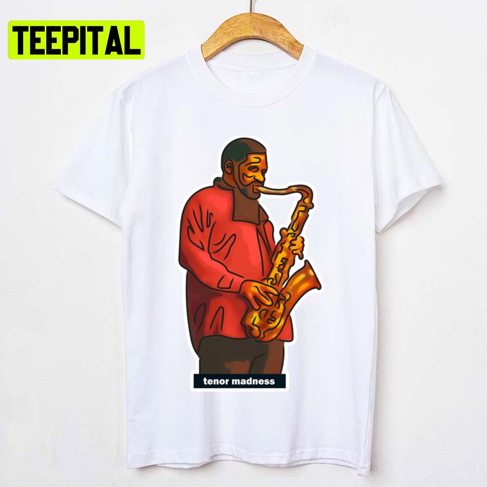 Saxophonist Tenor Madness Animated Art Unisex T-Shirt Saxophonist Tenor Madness Animated Art Unisex T-Shirt