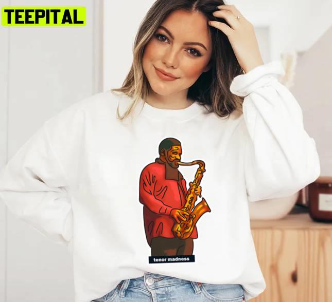 Saxophonist Tenor Madness Animated Art Unisex T-Shirt Saxophonist Tenor Madness Animated Art Unisex T-Shirt