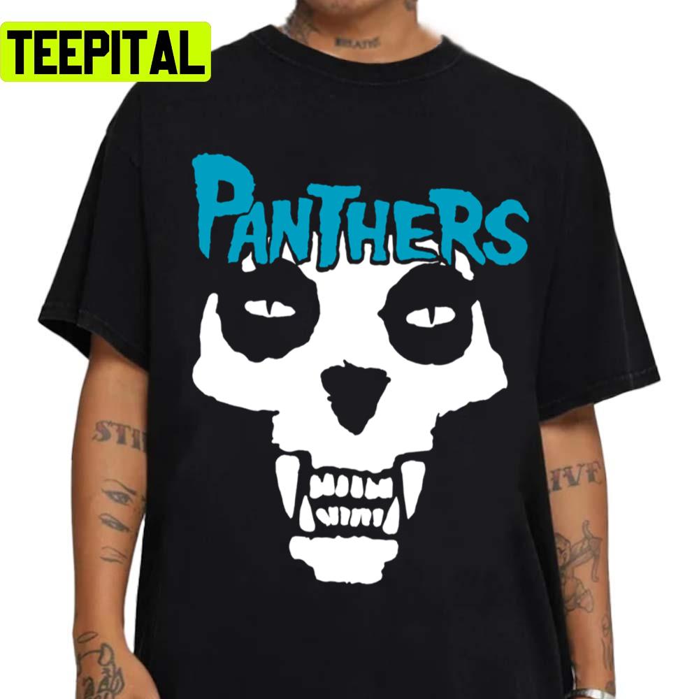 Scary Design Football Carolina Panthers Team Unisex T-Shirt Scary Design Football Carolina Panthers Team Unisex T-Shirt