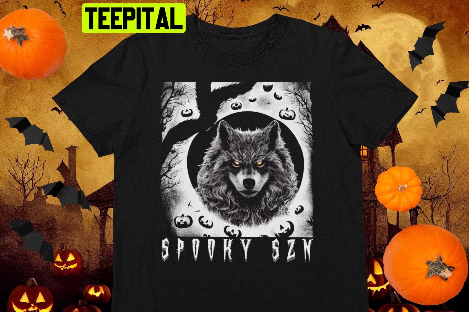 Scary Werewolf Spooky Halloween Trending Unisex T-Shirt Scary Werewolf Spooky Halloween Trending Unisex T-Shirt