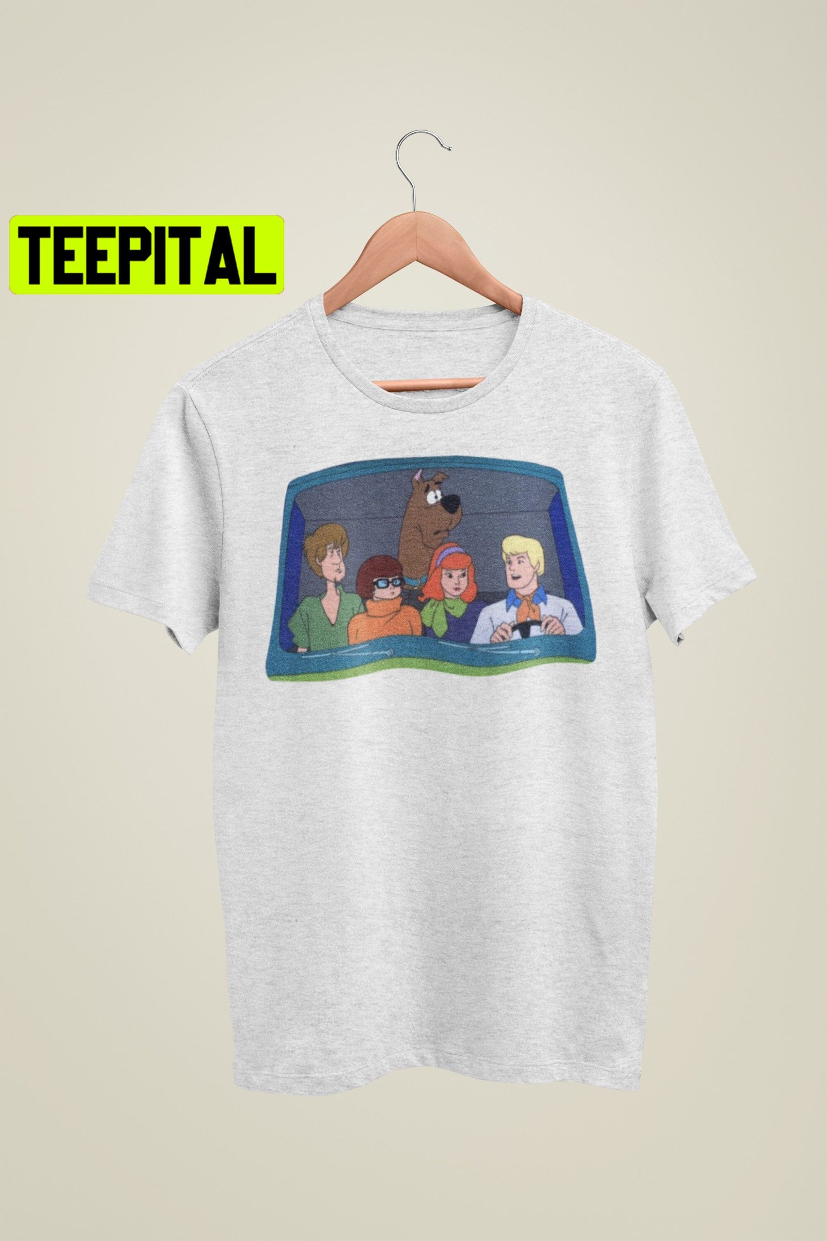 Scooby-Doo Classic Van Scene Trending Unisex T-Shirt Scooby-Doo Classic Van Scene Trending Unisex T-Shirt