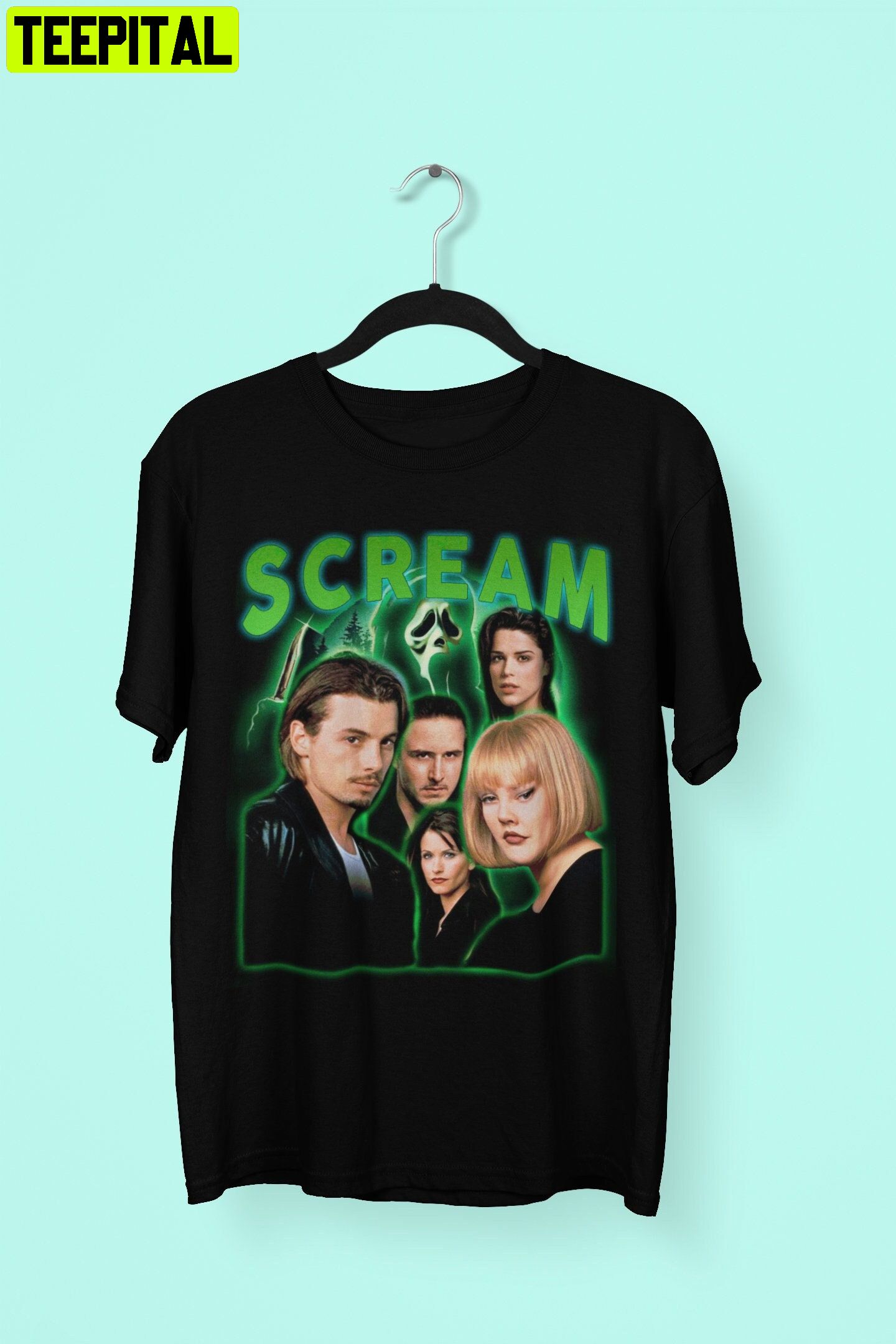 Scream Movie 90s Horror Halloween Retro Design T-Shirt Scream Movie 90s Horror Halloween Retro Design T-Shirt