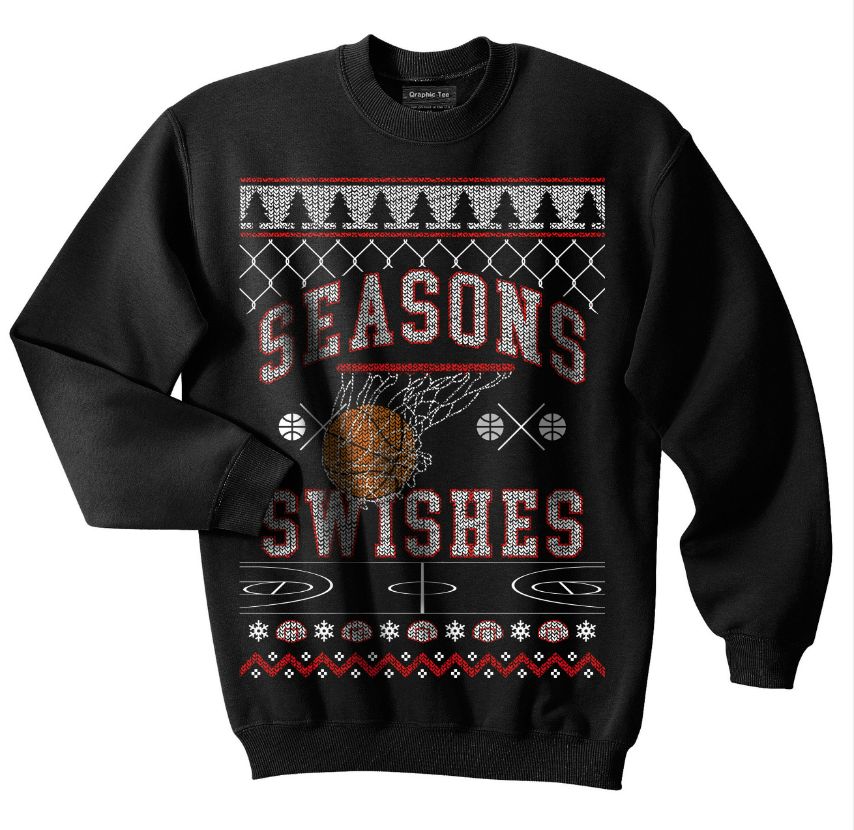 Seasons Swishes Ugly Christmas Sweater Seasons Swishes Ugly Christmas Sweater