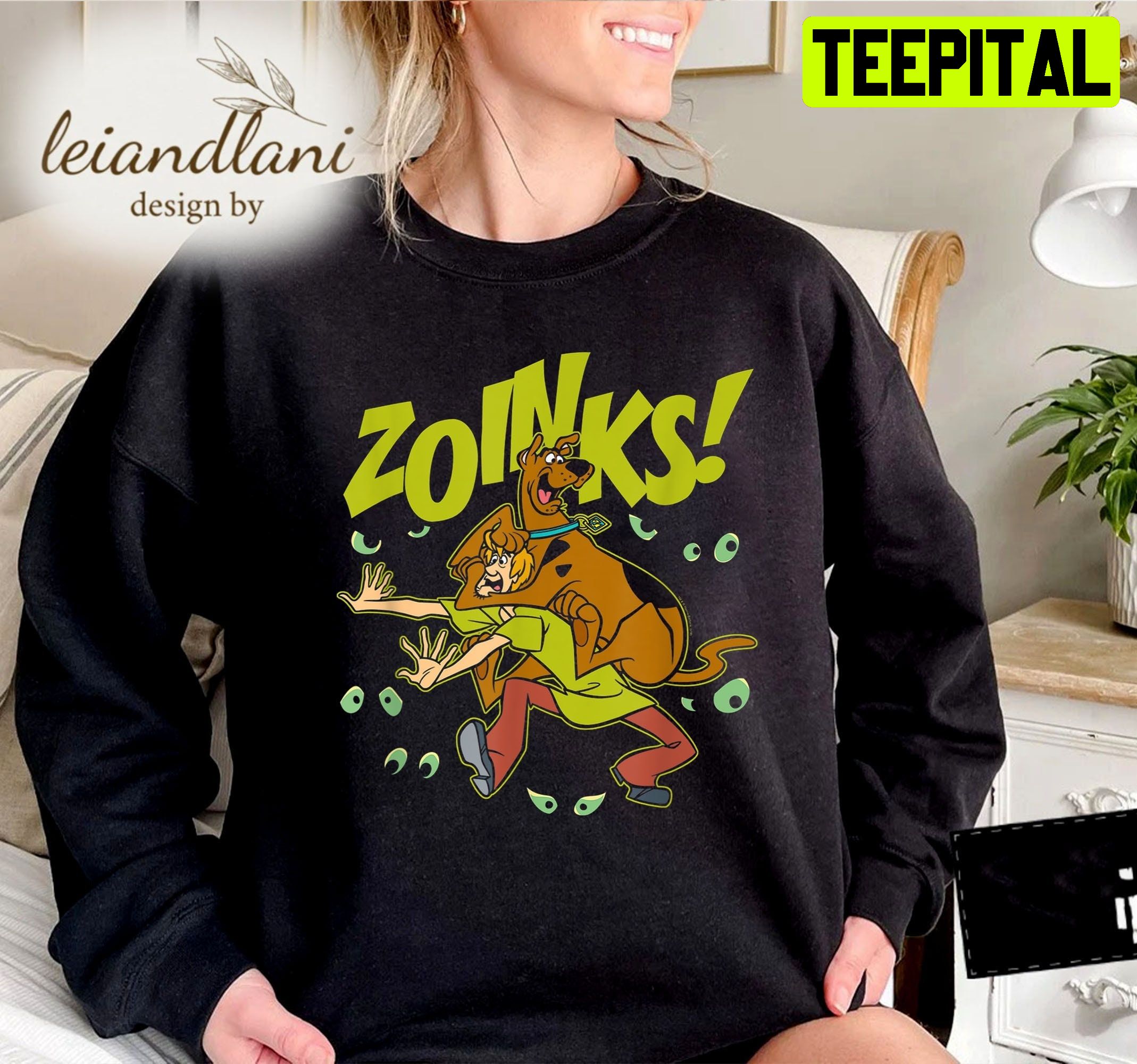 Shaggy Zoinks Scooby Doo Velma Fred Jones Daphne Sweatshirt Shaggy Zoinks Scooby Doo Velma Fred Jones Daphne Sweatshirt