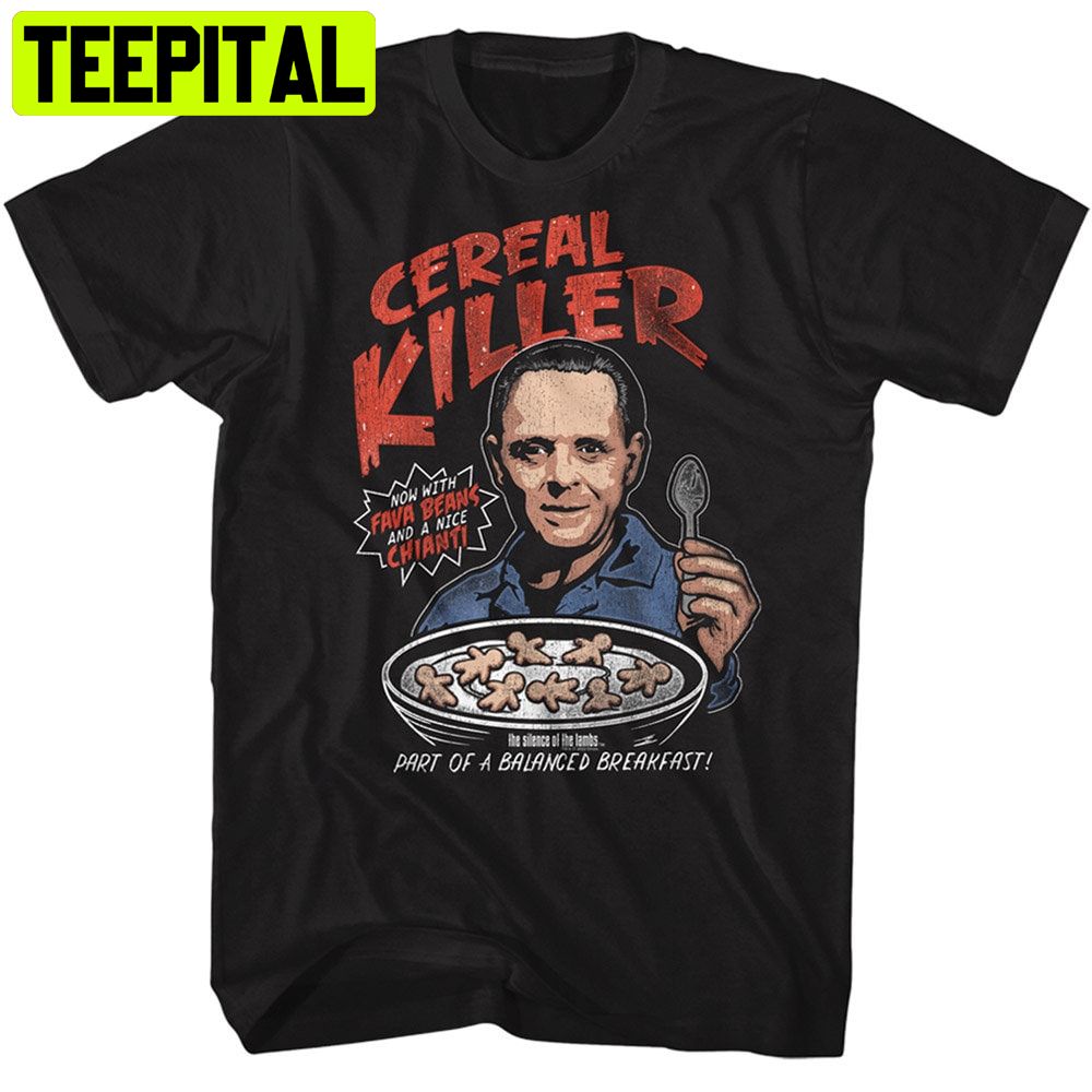 Silence Of The Lambs Cereal Killer Trending Unisex T-Shirt Silence Of The Lambs Cereal Killer Trending Unisex T-Shirt