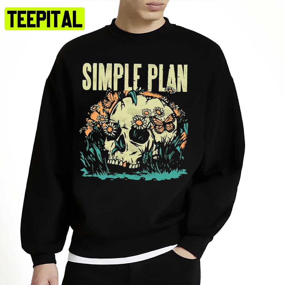 Sp Skull Illustration Simple Plan Unisex Sweatshirt Sp Skull Illustration Simple Plan Unisex Sweatshirt