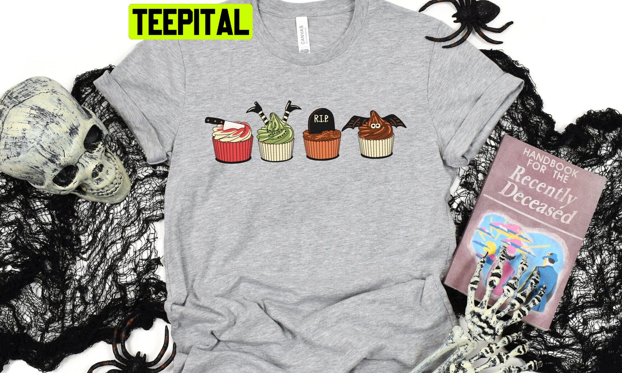 Spooky Halloween Cupcake Trending Unisex T-Shirt Spooky Halloween Cupcake Trending Unisex T-Shirt